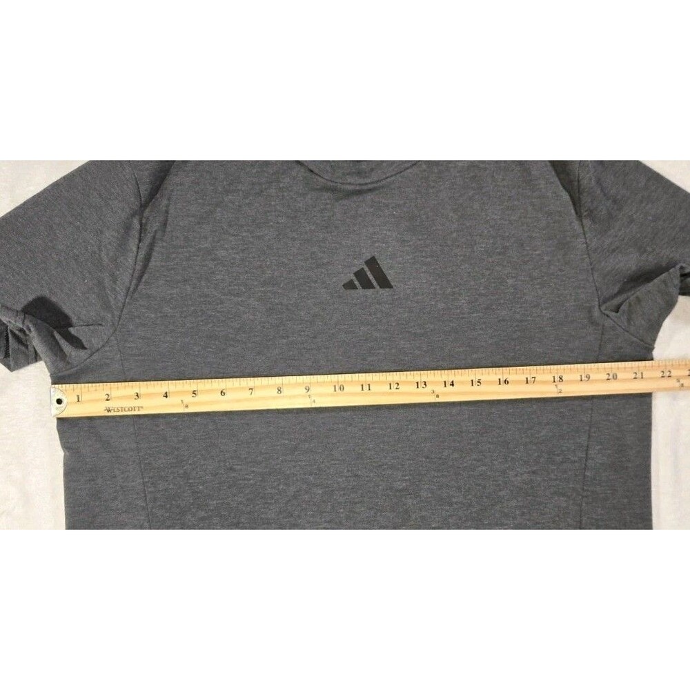 Mens Adidas Designed for Training  Workout Short Sleeve T Shirt Gray Large - Picture 6 of 7